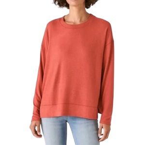 NWT Lucky Brand Long Sleeve Sweater in Tandoori Spice (A1)